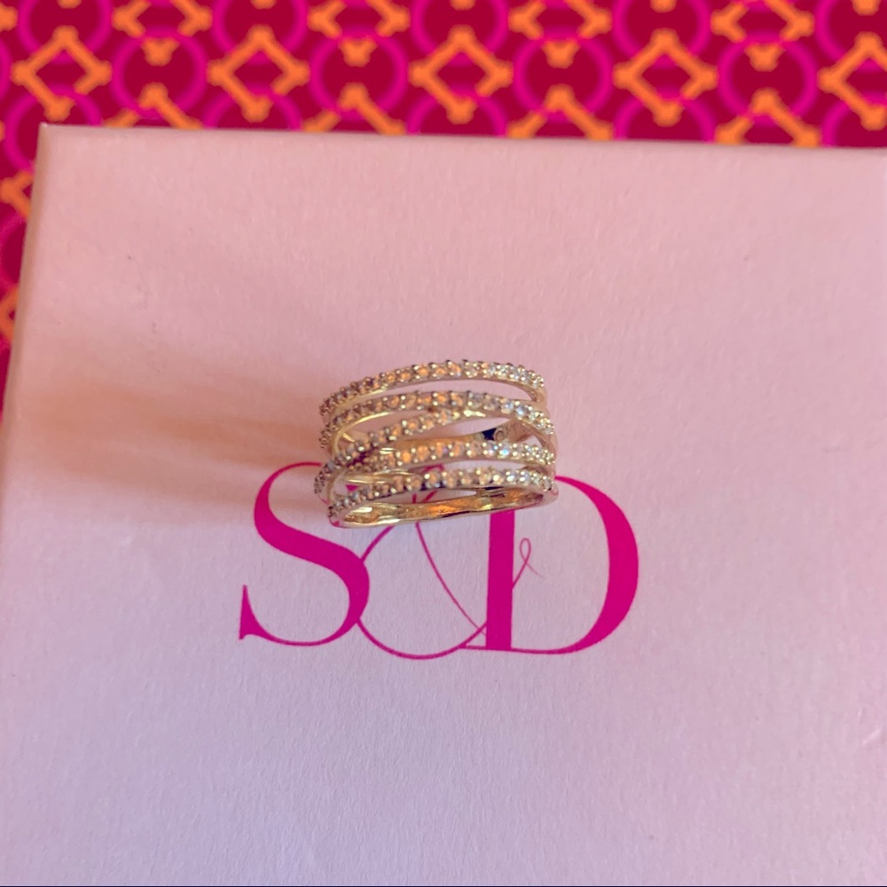 Stella & Dot gold ring, size 6